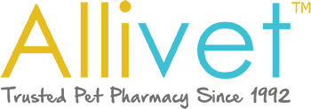 Allivet logo, Allivet, trademark, trusted pet pharmacy since 1992, link to homepage