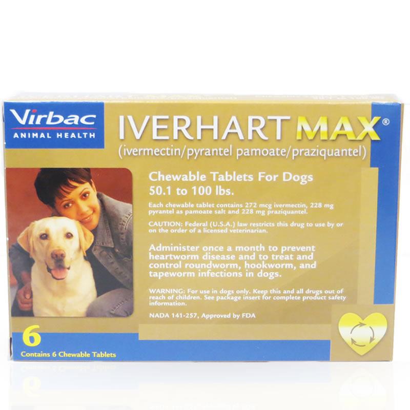 Virbac Iverhart Max Tablets Iverhart Max Chewables For Dogs Allivet