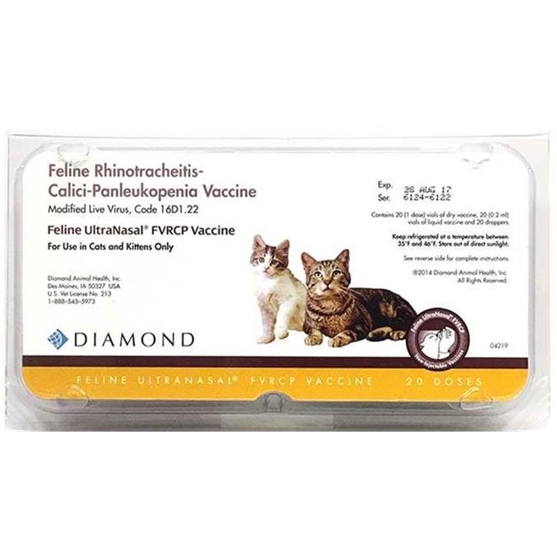 Feline UltraNasal FVRCP Vaccine 20 Ds Tray UltraNasal for cats