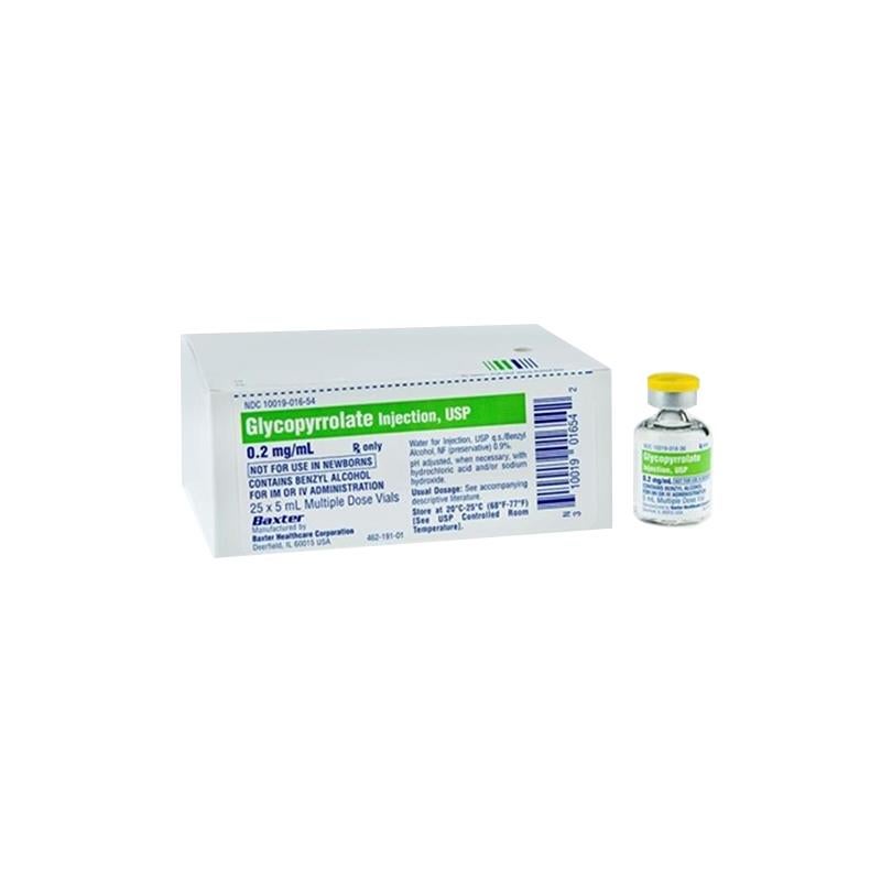 Buy Glycopyrrolate Injectable 0.2 mg 25x20 Ml Vials for pets Buy Glycopyrrolate Injectable 0.2 mg 25x20 Ml Vials for pets
