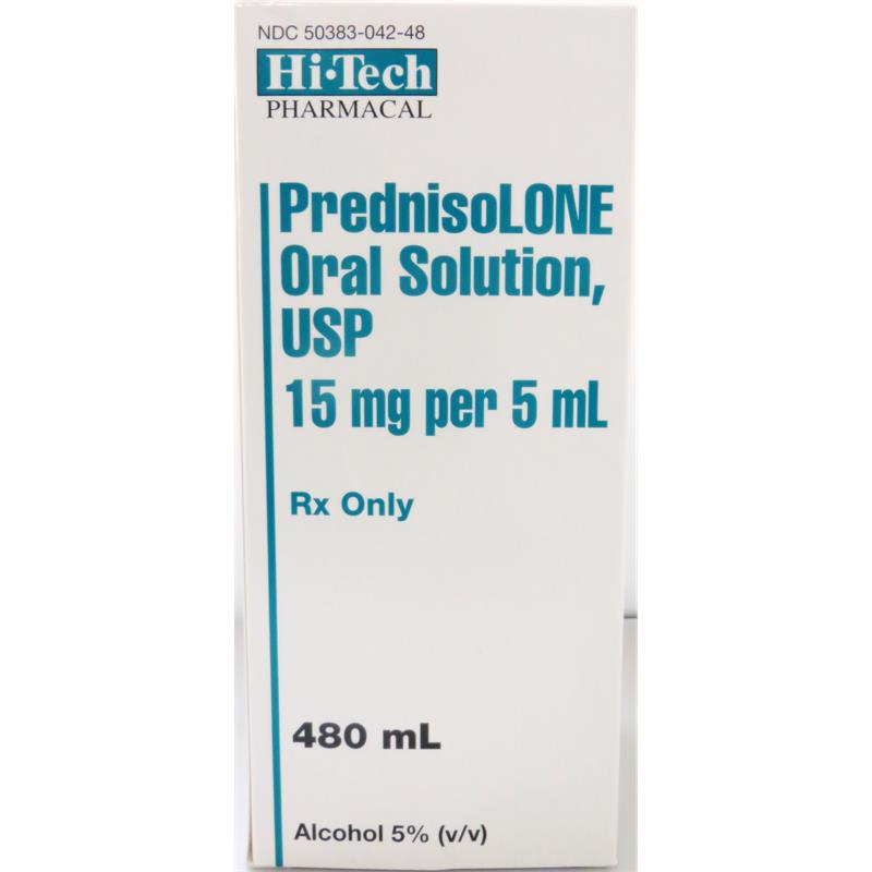 Prednisone Oral Solution 15 MG, 5 ML Prednisolone For Dogs