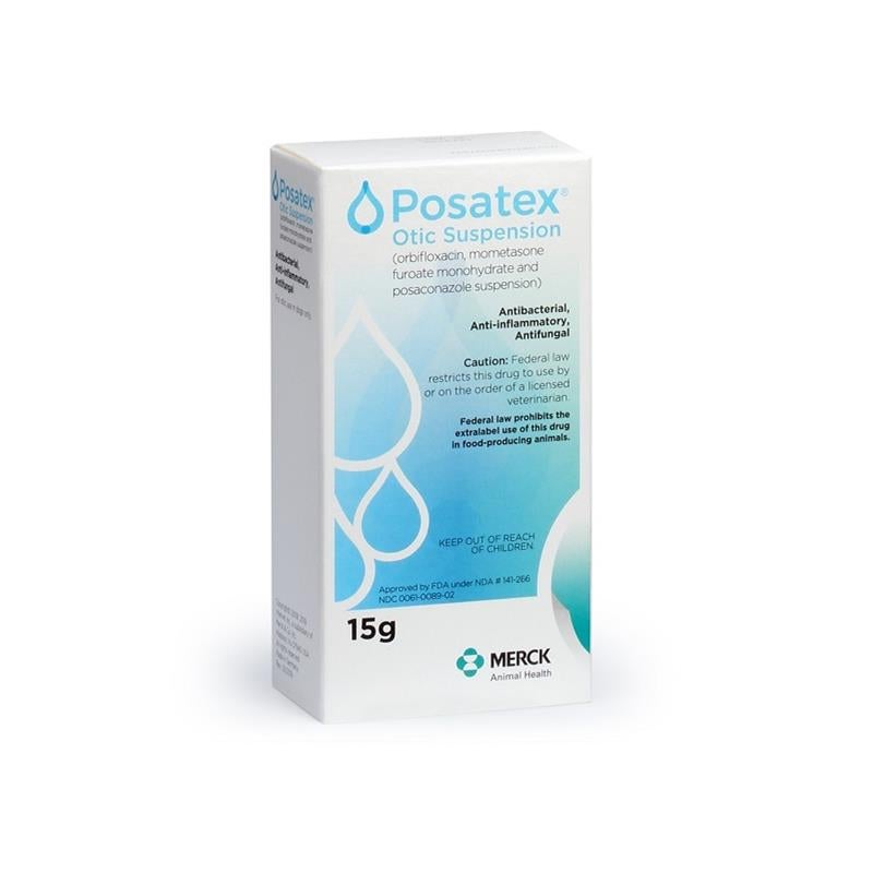 Posatex Otic Suspension 15 g | Buy Posatex ear drops for dogs