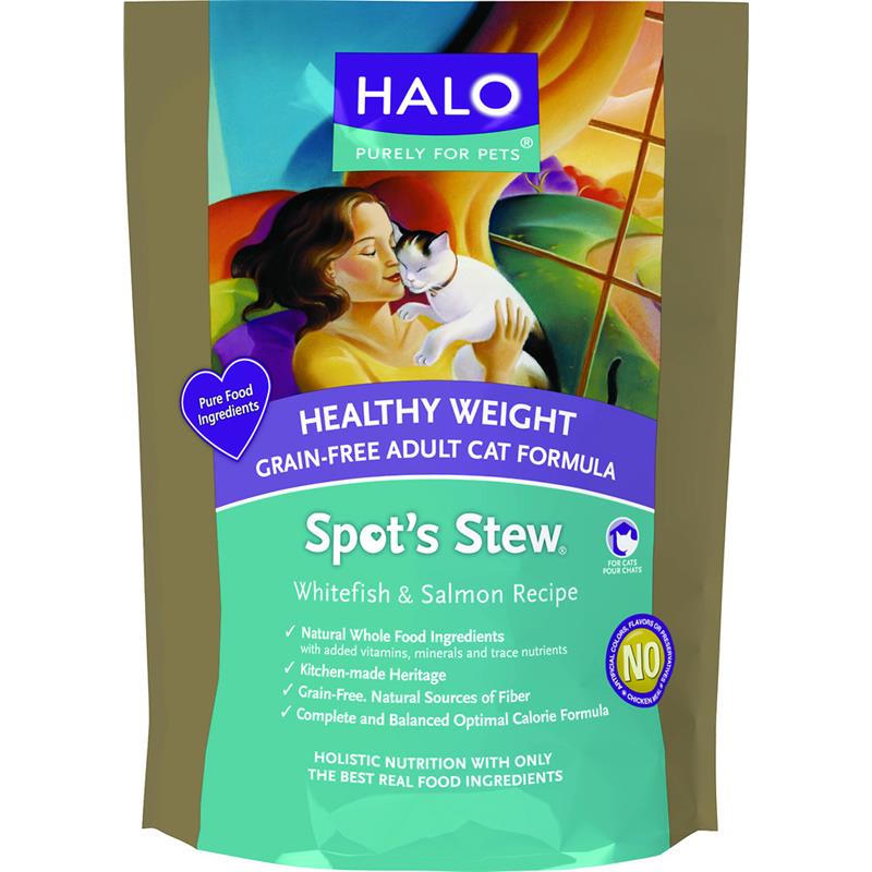 Halo Spot S Stew Healthy Weight Salmon Whitefish Cat Food Halo Spot S Stew Healthy Weight Salmon Whitefish Cat Food