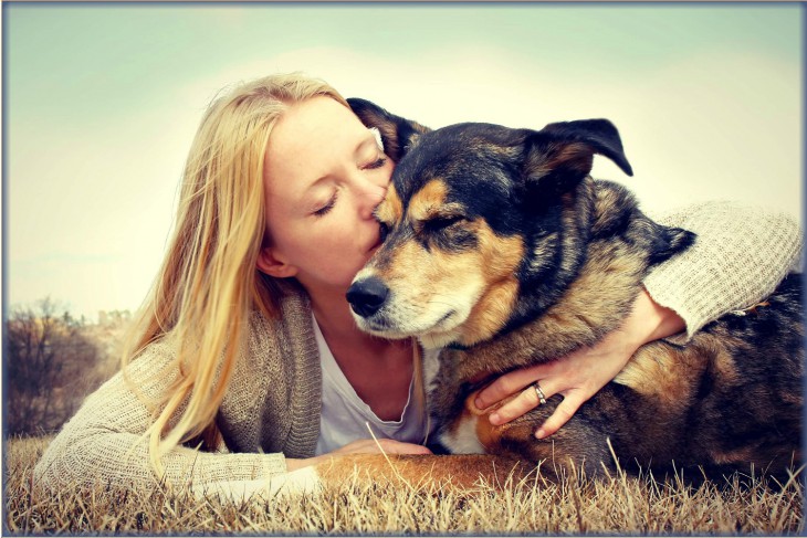blonde woman with dog - Allivet Trusted Pet Pharmacy