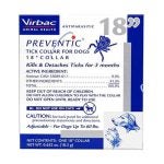 Preventic flea and tick protection for dogs