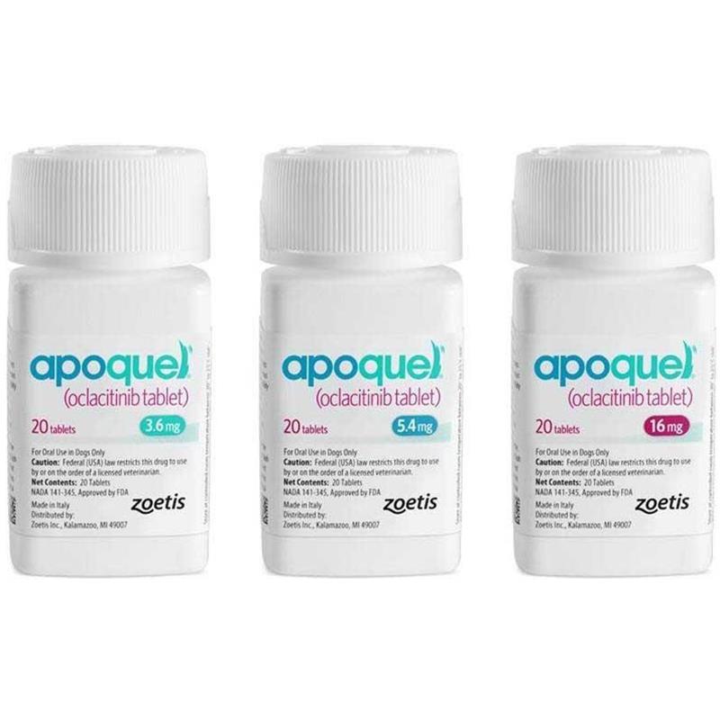 Three bottles of Apoquel