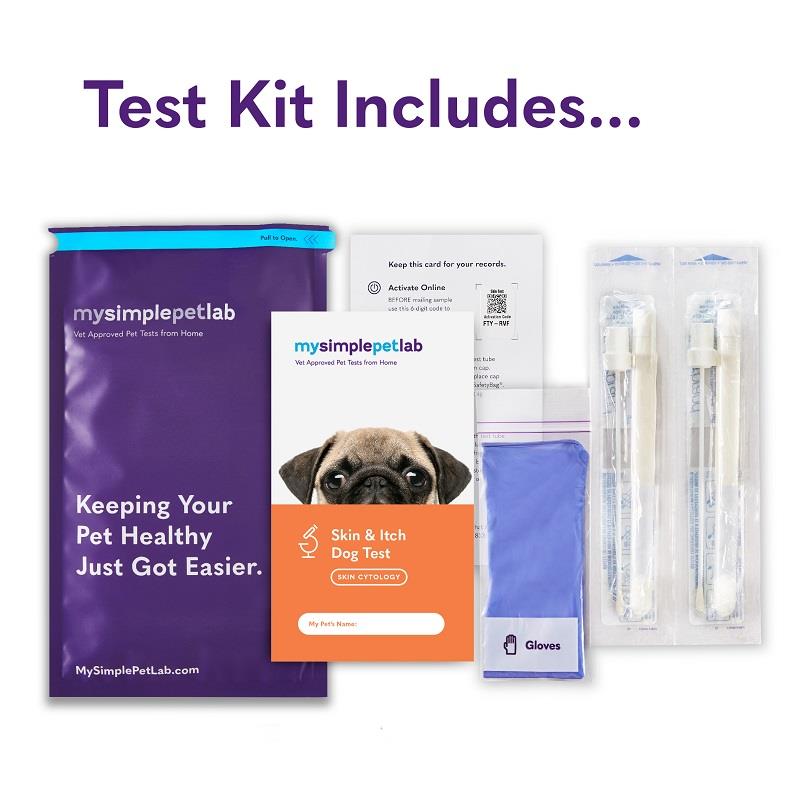 MySimplePetLab Skin and Itch Test