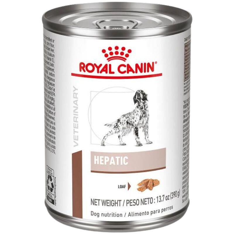 Royal Canin Veterinary Diet Adult Hepatic Loaf Canned Dog Food, 24 x 13.7 oz cans
