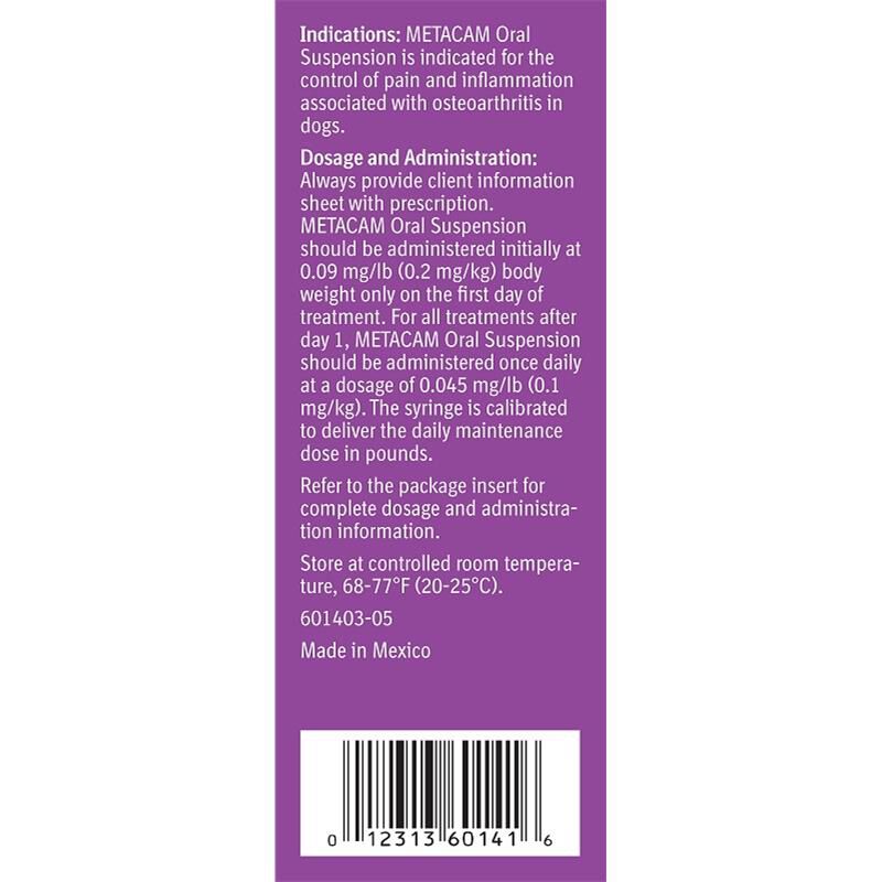 Metacam 0.5 mg/ml Oral Suspension, 15 ml
