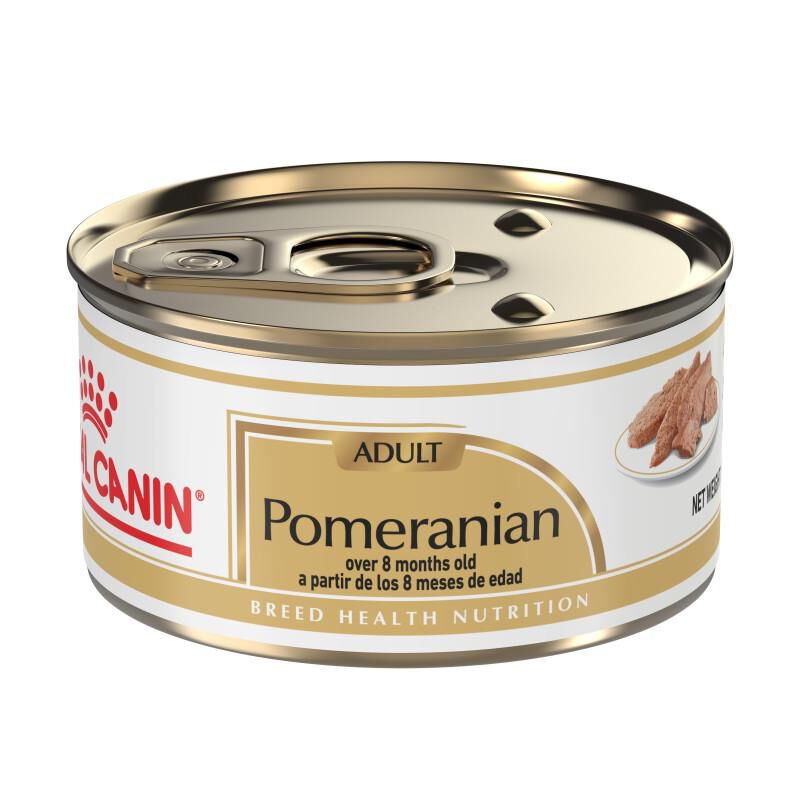 Royal Canin Breed Health Nutrition Pomeranian Adult Loaf in Sauce Canned Dog Food, 24 x 3 oz cans