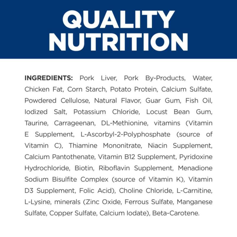 Hill's Prescription Diet m/d GlucoSupport with Liver Flavor Canned Cat Food, 24 x 5.5 oz cans