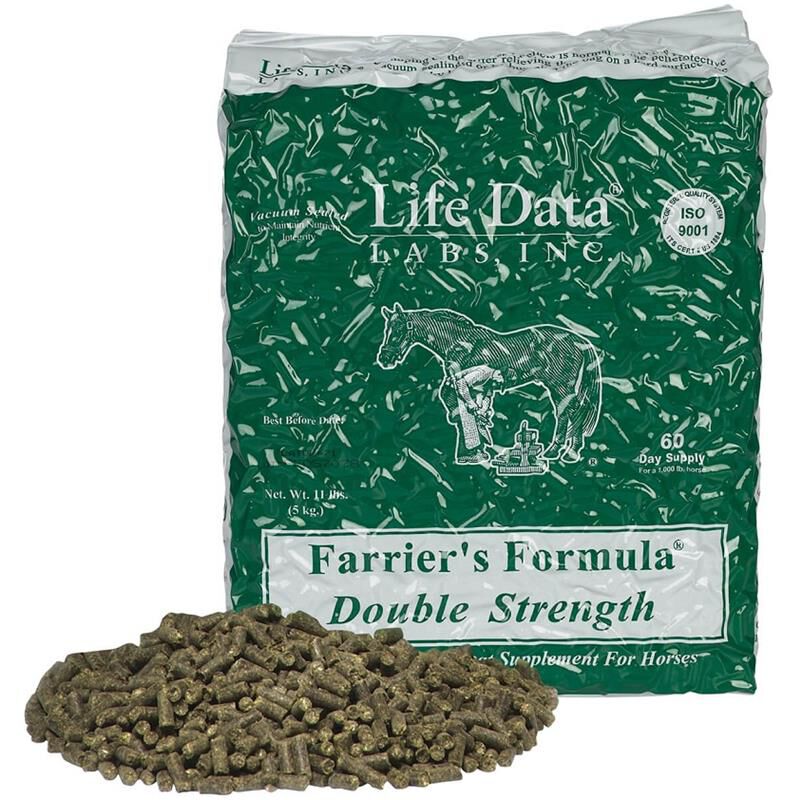 Farrier's Formula Double Strength Hoof and Coat Supplement for Horses, 11 lb bag