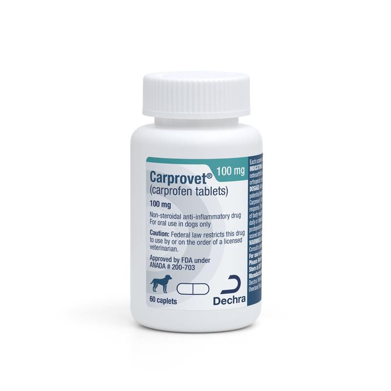 Carprovet (Carprofen) Caplets 100 mg, 60 Ct.