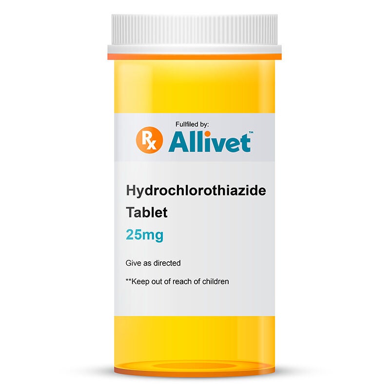 Hydrochlorothiazide Tablet 25mg, 50mg for Dogs & Cats Blood Pressure