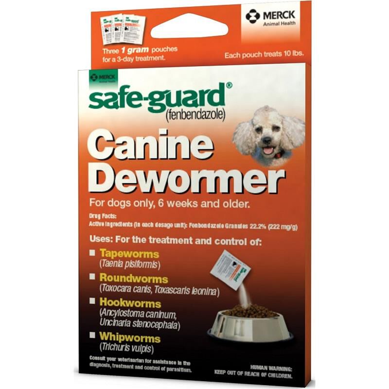 Safe-Guard Canine Dewormer 3x1 gm