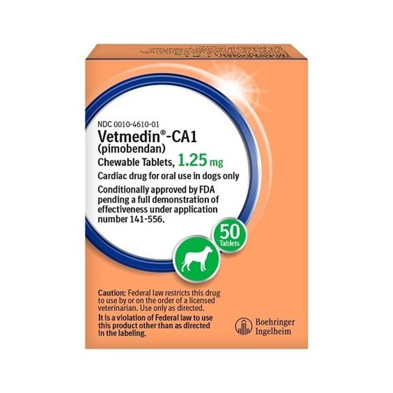 VetmedinCA1 (pimobendan) Chewables Cardiac Drug for Dogs