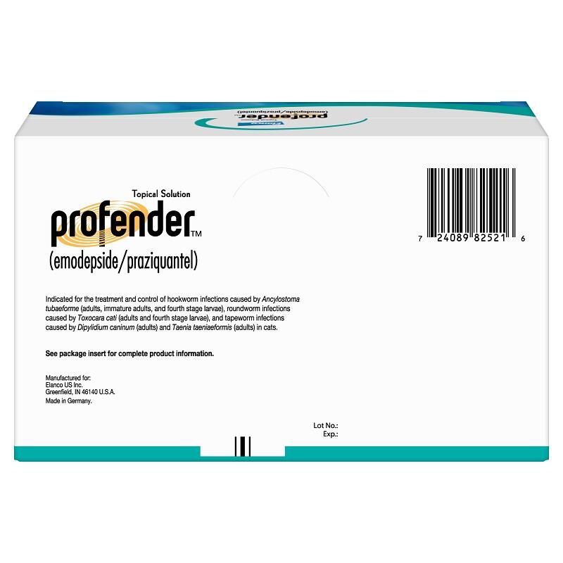 Profender for Small Cats Green 2.2 - 5.5 lbs 1 Dose