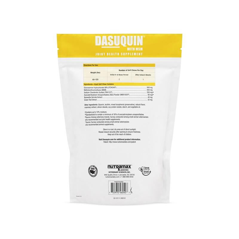 Dasuquin Soft Chews with MSM Large Dogs over 60 lbs 84 Ct.