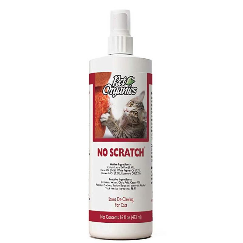 NaturVet Pet Organics No Scratch for Cats, 16 oz Spray