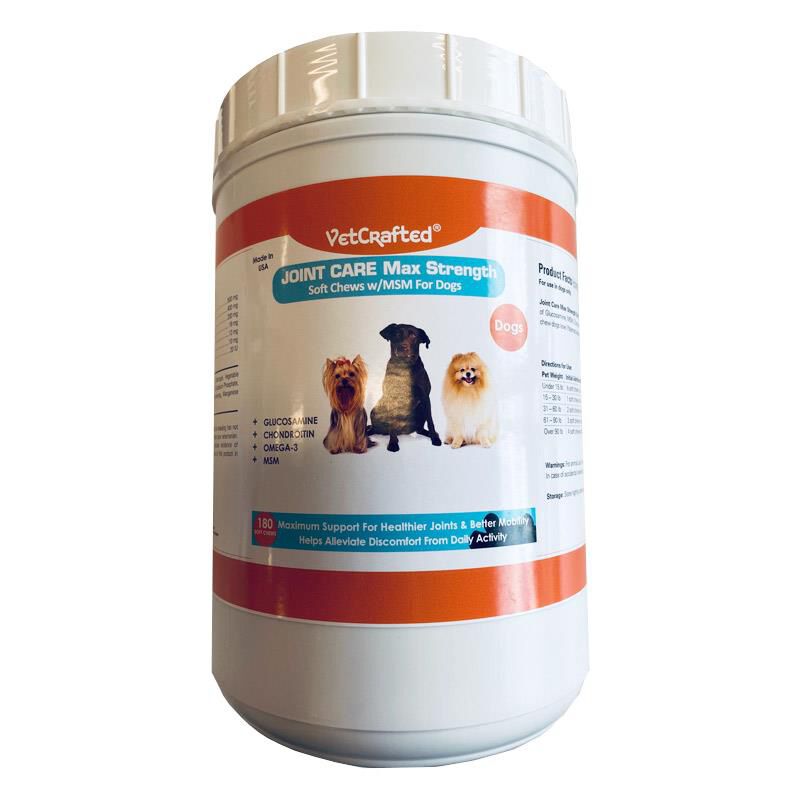 Order VetCrafted MSM Dogs Joint Supplement Chews at best price