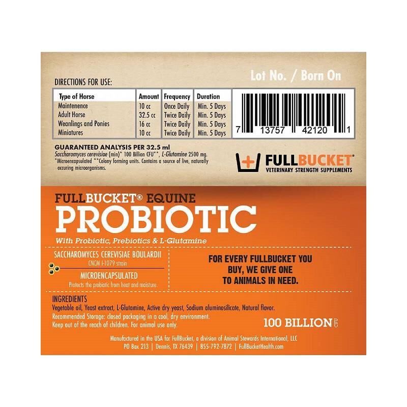 FullBucket Health Equine Probiotic Paste