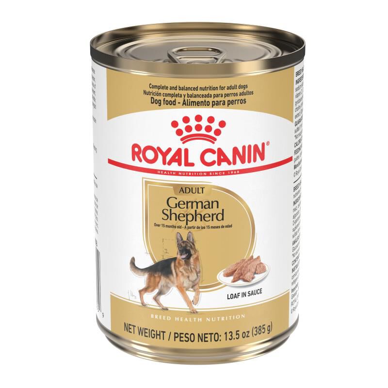 Royal Canin Breed Health Nutrition German Shepherd Adult Loaf in Sauce Canned Dog Food, 12 x 13.5 oz cans