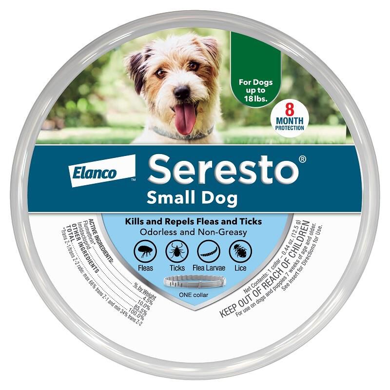 Seresto Flea and Tick Prevention Collar for Small Dogs, 8 month flea and tick prevention