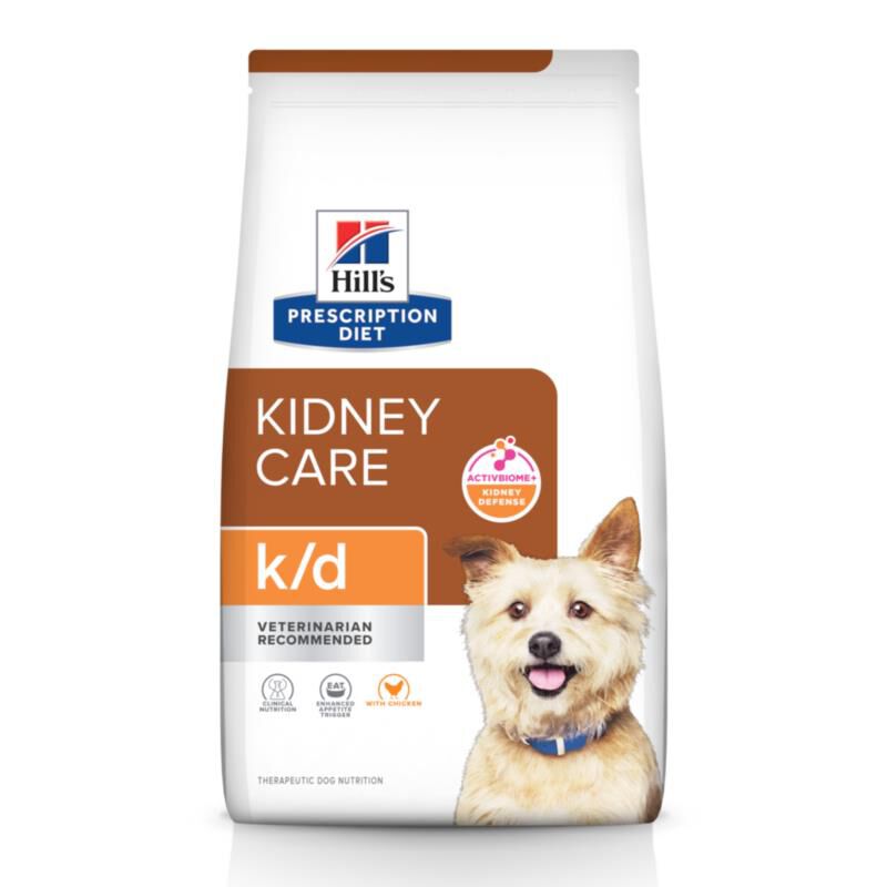 Hill's Prescription Diet k/d Kidney Care with Chicken Dry Dog Food, 27.5 lbs