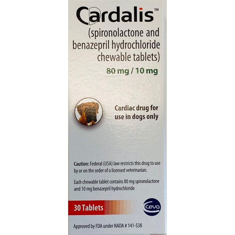 Cardalis Chewable Tablets for Dogs, 80 mg/10 mg, 30 Tablets