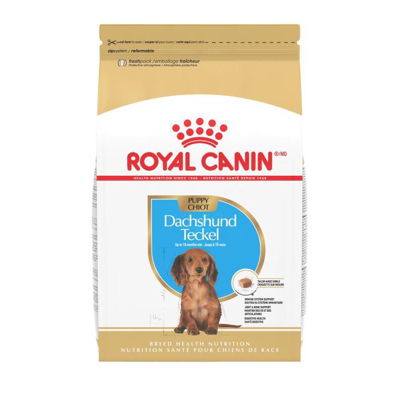 Royal Canin Breed Health Nutrition Dachshund Puppy Dry Dog Food, 2.5 lb bag