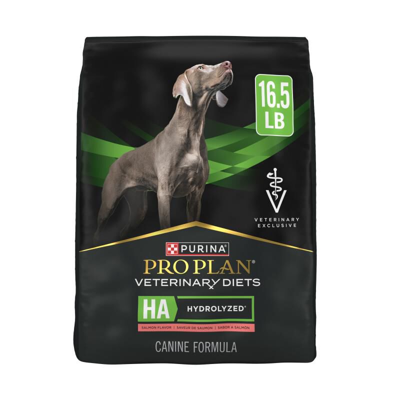 Purina Pro Plan Veterinary Diets HA Hydrolyzed Salmon Flavor Dry Dog Food, 16.5 lbs