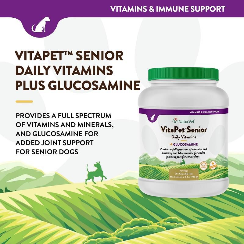 NaturVet VitaPet Senior, 365 Tabs