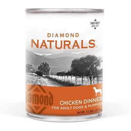 Diamond Naturals Chicken Dinner All Life Stages Canned Dog Food, 13.2 oz case of 12