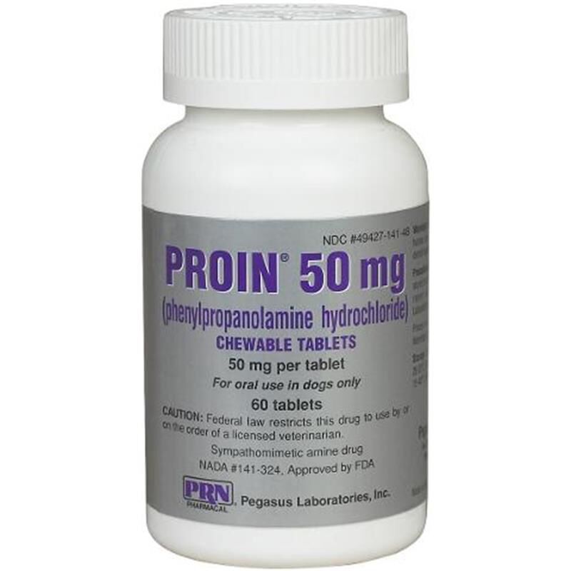 Proin Chewable Tablets for Dogs 50 mg, 60 Ct.