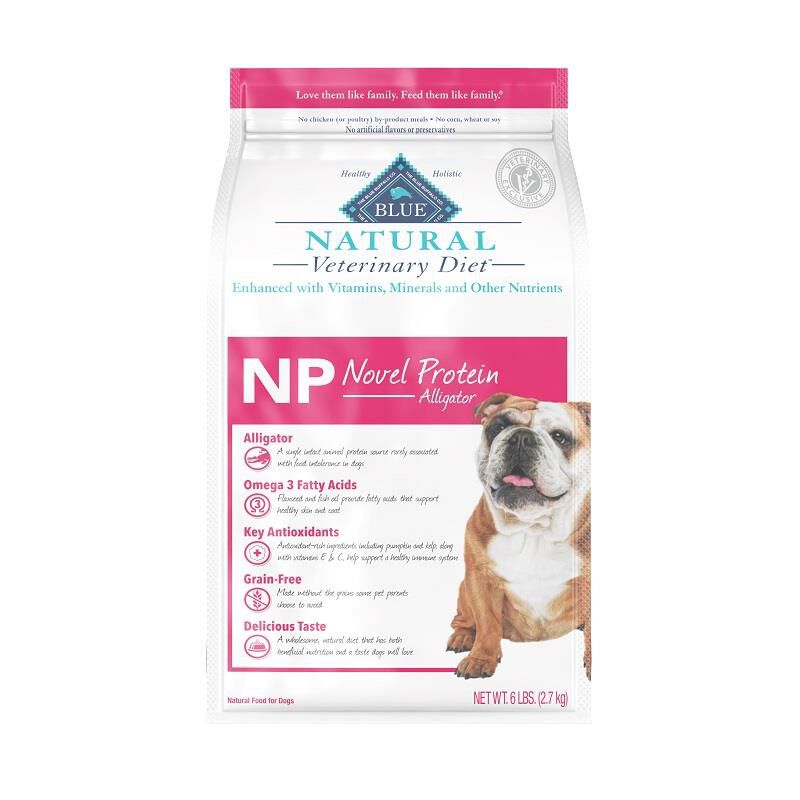 Blue Buffalo Natural Veterinary Diet NP Novel Protein Alligator Dog Food, 6 lbs