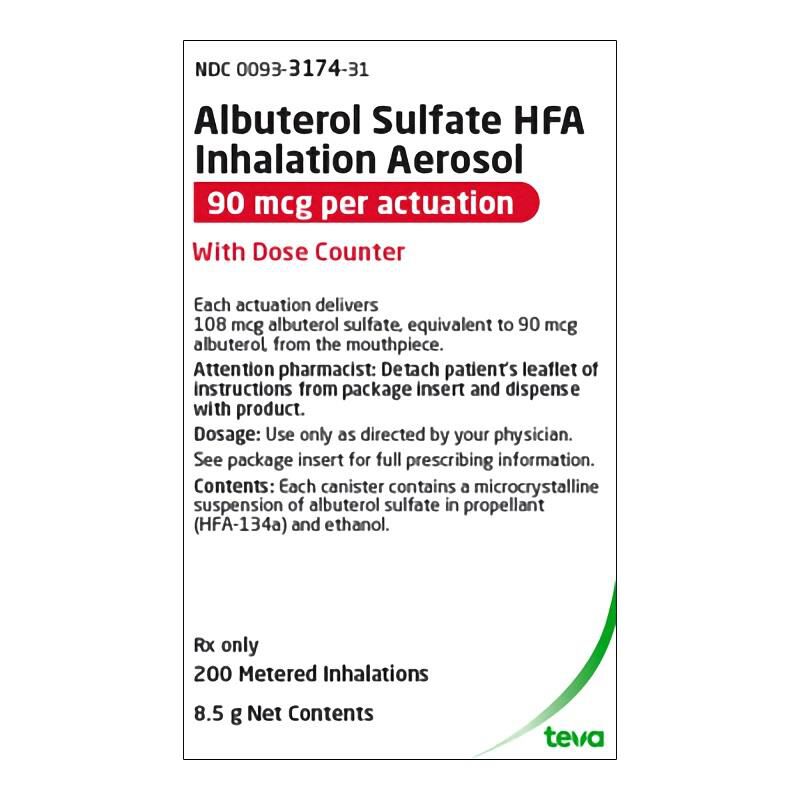Buy Ventolin HFA for Dogs and Cats Albuterol Sulfate Inhaler 90 Mcg