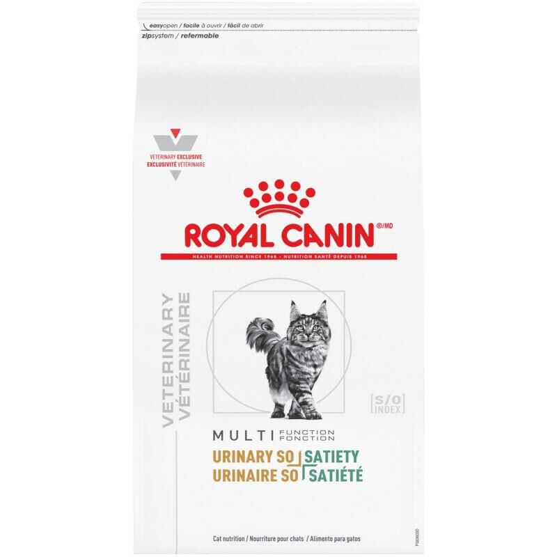 Royal Canin Veterinary Diet Adult Multifunction Urinary SO + Satiety Dry Cat Food, 6.6 lb bag