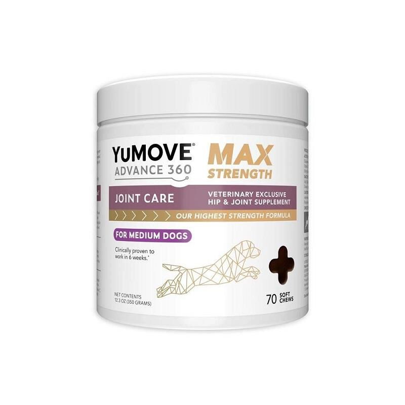 YuMove Advance 360 Max Hip & Joint Supplement for Dogs, 70 Soft Chews for Medium Dogs (36 lbs to 65 lbs)