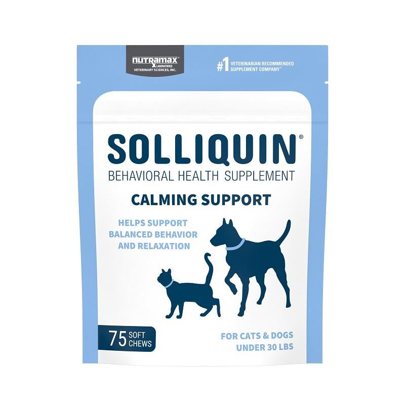 Solliquin Anxiety Supplement for Small to Medium Dogs & Cats