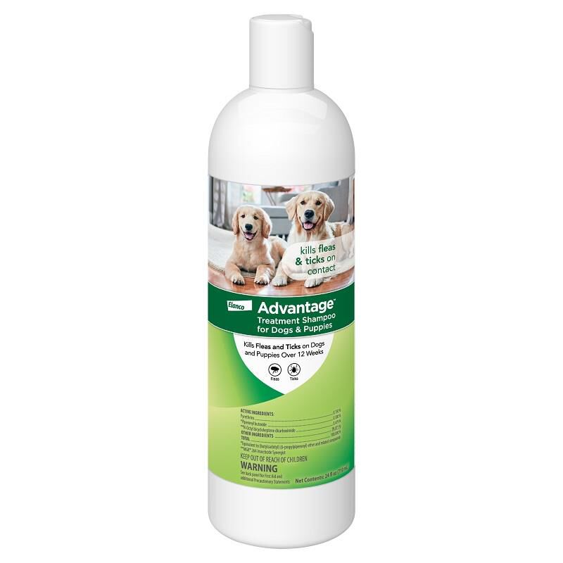 Advantage Treatment Shampoo for Dogs and Puppies, 24 oz