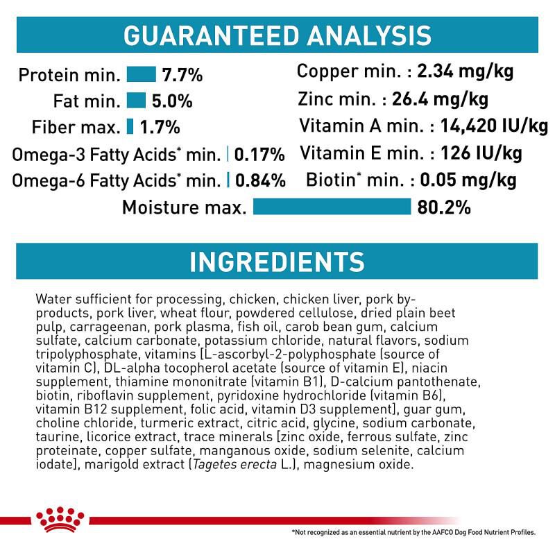 Royal Canin Veterinary Diet Skintopic Loaf in Sauce Adult Canned Dog Food, 24 x 13.5 oz cans