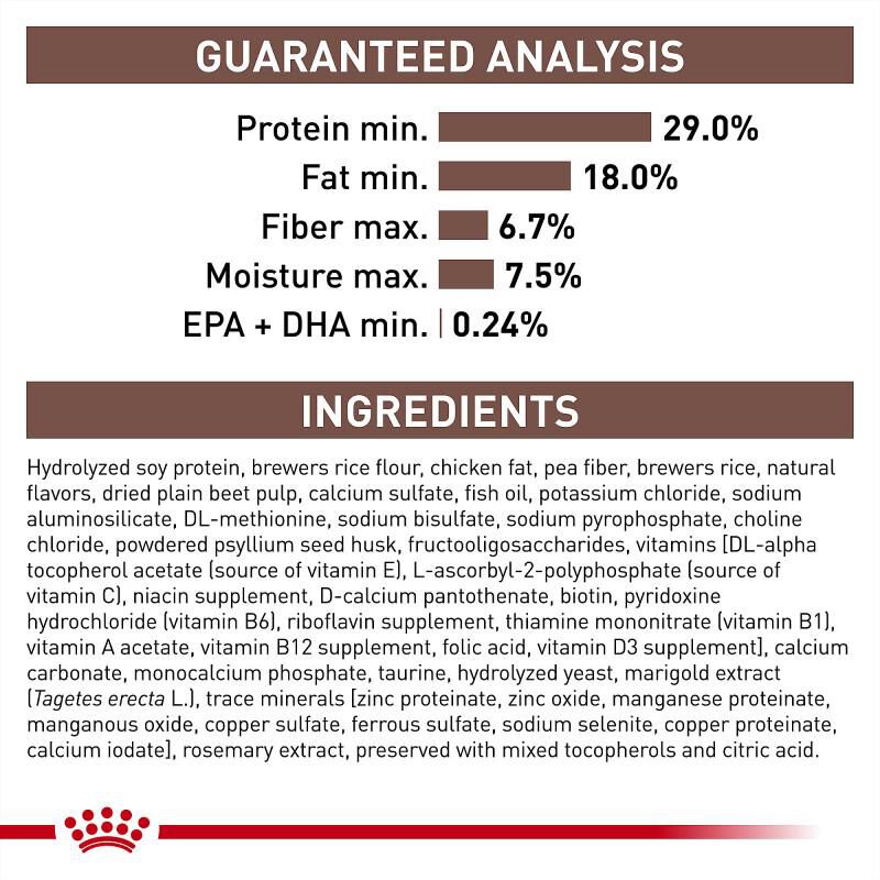 Royal Canin Veterinary Diet Adult Multifunction Gastrointestinal Hydrolyzed Protein Dry Cat Food, 6.6 lb bag