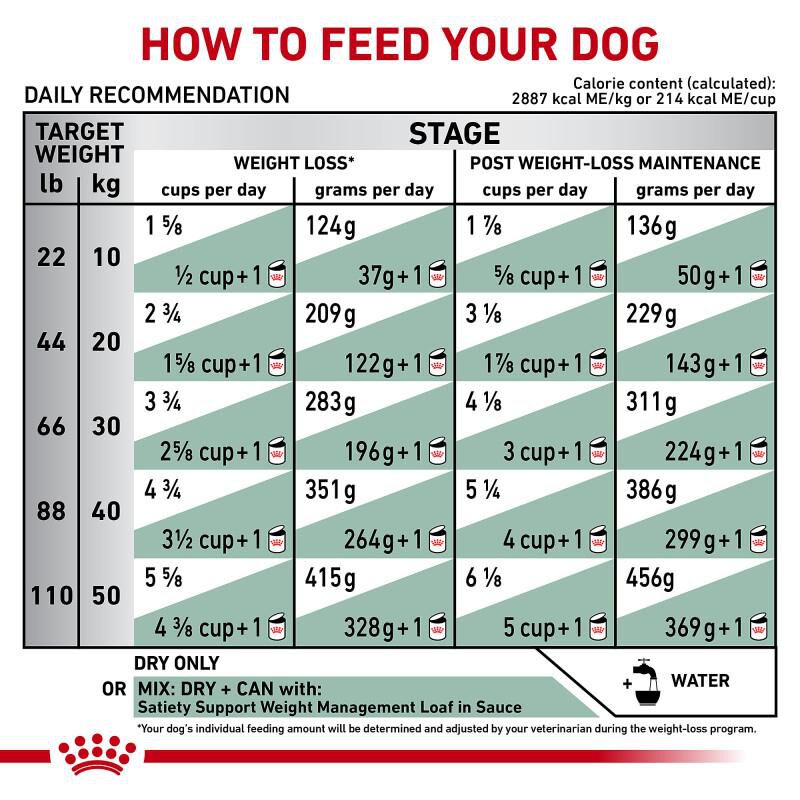 Royal Canin Veterinary Diet Adult Satiety Support Weight Management Dry Dog Food, 7.7 lb bag