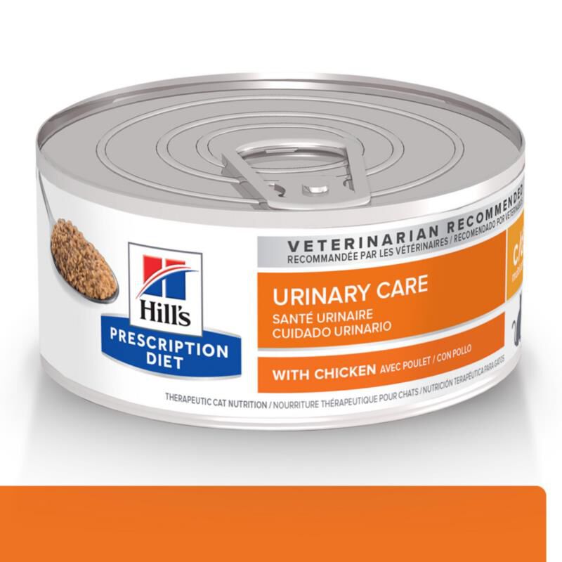 Hill's Prescription Diet c/d Multicare Urinary Care with Chicken Canned Cat Food, 24 x 5.5 oz cans