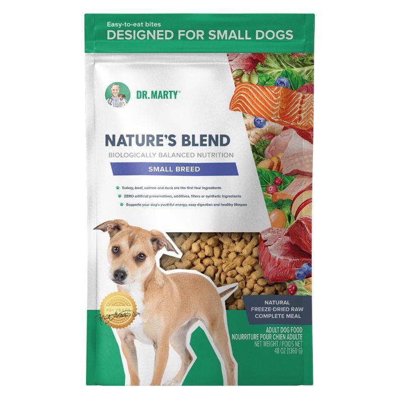 Dr. Marty Nature's Blend Small Breed Freeze-Dried Raw Adult Dog Food
