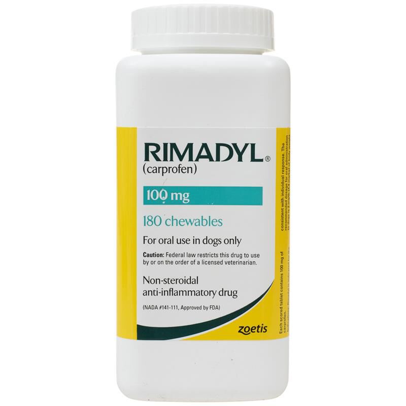 Rimadyl Chewable Tablets 100 mg, 180 Ct.