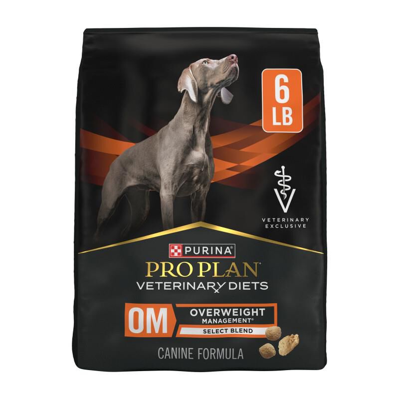 Purina Pro Plan Veterinary Diets OM Select Blend Overweight Management Formula Adult Dog Food, 6 lbs