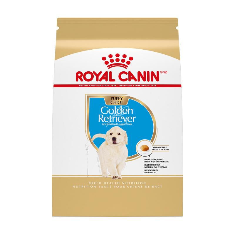 Royal Canin Breed Health Nutrition Golden Retriever Puppy Dry Food, 30 lb bag