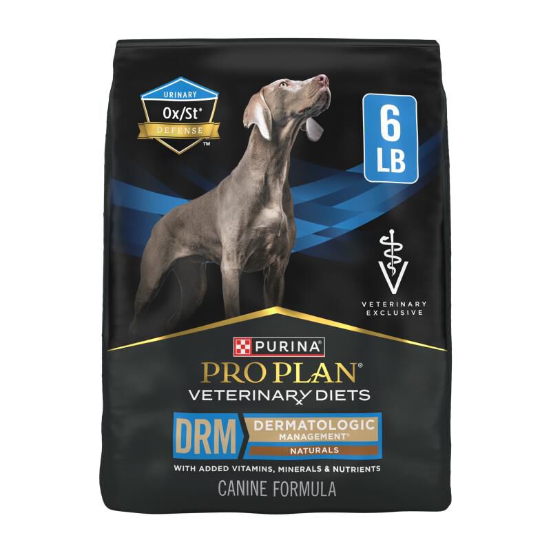 Purina Pro Plan Veterinary Diets DRM Dermatologic Management Naturals Adult Dog Food, 6 lbs