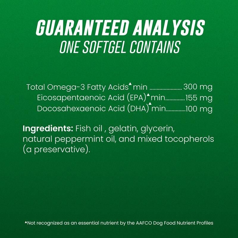 Nutramax Laboratories, Inc. Welactin Canine Softgel Capsules for Dogs, 120 Count